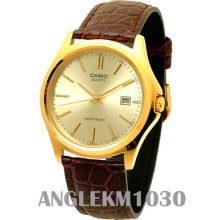 Casio Analog Leather Watch Date Mtp-1183q-9d Quartz Gents Classic Mtp-1183