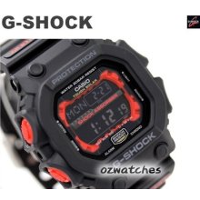 Casio G-shock Absorber Tough Solar Gx-56 Gx-56-1 Gx-56-1a Black Mud Resistant