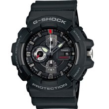 Casio G-shock Gac-100-1a Gac100 1a Analog 1/20-second Chronograph Men's Watch Ne