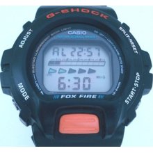 Casio G-shock Retro Dw-6600b (model Fox Fire) Rarity (illuminator) Circa: 1990's