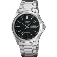 Casio Mtp-1239d-1adf Stainless Steel Watch With Calendar Date