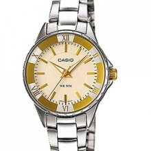 Casio Womens Stainless Steel Analog 50m Quartz Dress Watch Ltp-1360d-9avdf