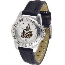 Central Florida Golden Knights UCF Womens Leather Wrist Watch