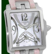 Cerruti 1881 Prestige Scala Swiss Made Ladies Diamond Watch Ct100762s04