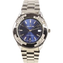 Charlie Jill Men's Blue Dial Stainless Steel Watch (WAT0512M-BUSVR)