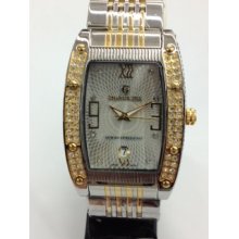 Charlie Jill Watch In Silver Gold 2tone Dial And Stainless Steel Bracelet