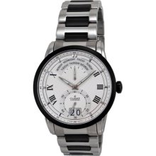 Charmex Men's Zermatt Retrograde Stainless Steel Big Date Swiss Watch 2155