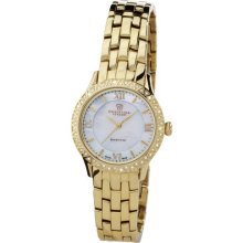 Christina Design London Gold Pvd Ladies 48 Diamond Bracelet Watch