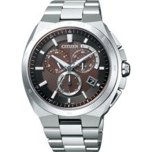 Citizen Attesa Radio Wave Watches Chronograph At3010-55w Man's Watch