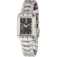 Citizen Black Dial Stainless Steel Ladies Watch Ep5760-50e - Great Gift