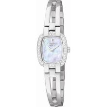 Citizen Ew9930-56y Watch Silhouette Crystal Bangle Ladies Mop Quartz