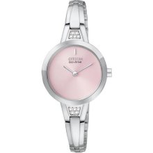 Citizen EX1150-52X Watch Silhouette Ladies - Pink Dial