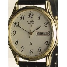 Citizen Men's Day Date Watch Bk3302-08b Rrp Â£69.95