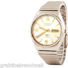 Citizen Metal Strap Beautiful Dial Vintage Day/date Men's Watch 31003206-ci01a