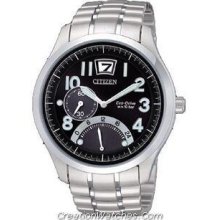 Citizen Retrograde Dual Time Men's Eco-drive Br0020-52e Br0020