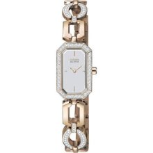 Citizen Women's Eco-drive Silhouette Crystal Jewelry Watch Eg2763-58a