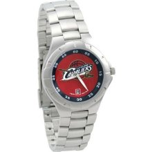 Cleveland Cav watches : Logo Art Cleveland Cavaliers Pro II Watch with Stainless Steel Band