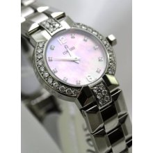 Concord 0310106la Scala Swiss Diam Bezel Lugs Markers Mother Of Pearl Women's