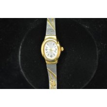 Cool Ladies Quartz Wristwatch With Cool Band Keeping Time