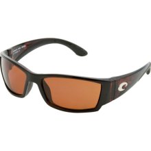 Costa Del Mar Corbina Polarized Sunglasses - Costa 580 Polycarbonate Lens Tortoise/Copper, One Size