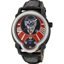 Croton Men's Daredevil Vampire Dial Round Watch