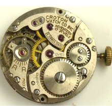 Croton X398/a596 Mechanical - Complete Movement - Sold 4 Parts / Repair