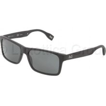 D&G Sunglasses DD3082 255781-5716 - Matte Black Frame Gray Lenses