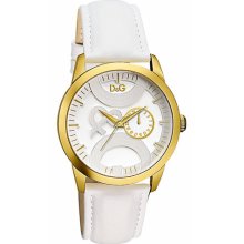 D&g Twin Tip Multifunction Ladies Watch Dw0698