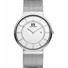 Danish Design Men's Iq62q986 Stainless Steel Mesh Analog Silver Watch