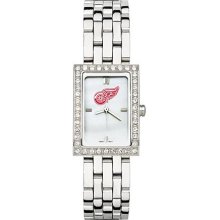 Detroit Red Wings NHL Womens Allure Stainless Steel Watch ...