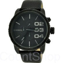 Diesel Chronograph Dz4216 | Black Dial & Leather Strap | 52mm | 50m |