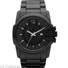 Diesel Dz1516 Black Ceramic Gunmetal Men's 100m Quartz Watch