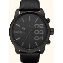 Diesel Dz4216 Mens Large Franchise Brushed Black Watch Rrp Â£185