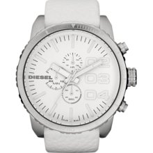 Diesel Dz4240 Chronograph Leather White Men's Watch