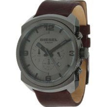 Diesel Gents Chronograph Brown Leather Strap DZ4256 Watch