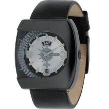 Diesel Leather Day Window Mens Watch Dz1133