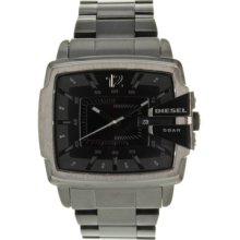 Diesel Watches Men's Black Dial Black IP Stainless Steel Stainless Ste