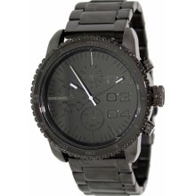 Diesel Women's DZ5339 Grey Stainless-Steel Quartz Watch with Black Dial