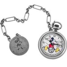 Disney By Ingersoll Mickey Mouse 30's Collection Pocket Watch