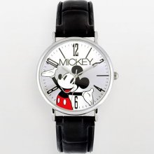 Disney Mickey Mouse Silver Tone Watch - Women