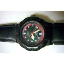 Diver's watch Timex watch Wristwatch womens wrist watch red and black womens sports watch ladies