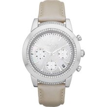 DKNY Leather Chronograph Ladies Watch NY8585 ...