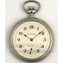 Dueber Watch Co Swiss Wind Up Pocket Watch silver AN Dial