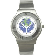 Earth Day Men's Stainless Steel Watch 14431892