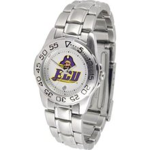 East Carolina Pirates ECU NCAA Womens Steel Sports Watch ...