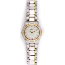 Ebel 1911 Ladies 2-tone Mother Of Pearl Diamond Watch 1057901