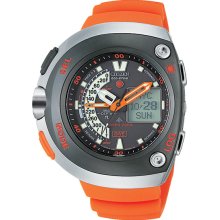 Eco-Drive 48mm Aqualand Dive Log Orange Timepiece