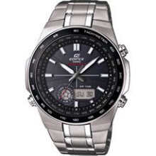 Edifice Casio EFA134SB-1A1 Men's Solar Powered Stainless Steel Watch