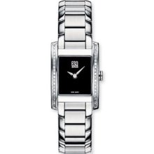 ESQ 07101101 Ladies Venture Black Dial with Diamonds Watch