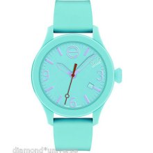 Esq Movado Watch, Unisex Swiss Esq One Turquoise Silicone Strap 07301439